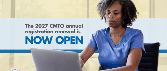 CMTO’s 2027 Registration Renewal is Open